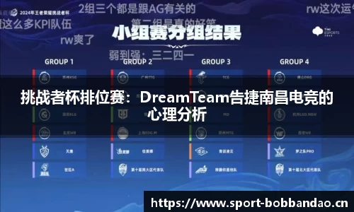 挑战者杯排位赛：DreamTeam告捷南昌电竞的心理分析